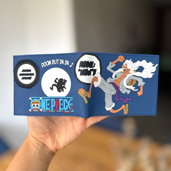 Billetera Luffy Gear 5 azul
