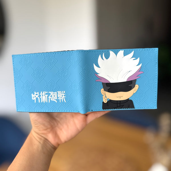 Billetera Satoru azul