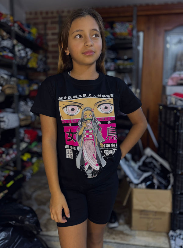 CAMISETA NEZUKO (INFANTIL)