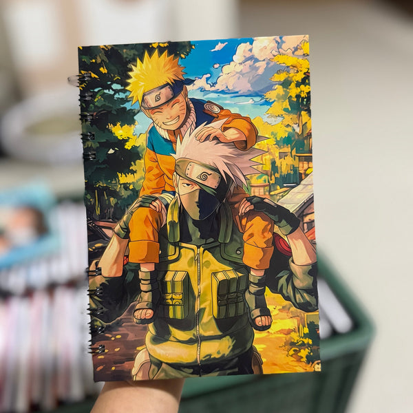 CUADERNO NARUTO Y KAKASHI