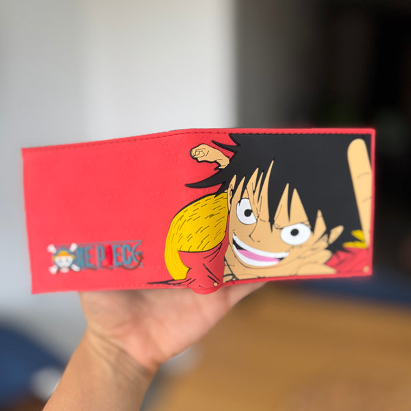 Billetera Luffy roja