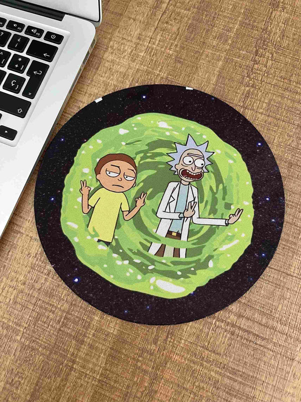 PAD MOUSE RICK AND MORTY PORTAL