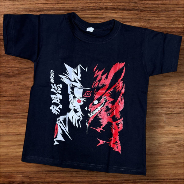 CAMISETA NARUTO Y KURAMA (INFANTIL)