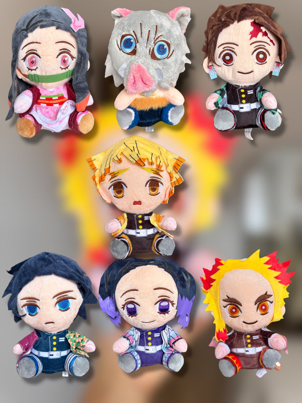 Combo peluches Demon Slayer