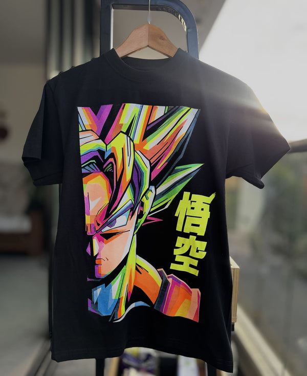 Camiseta Goku neón (unisex)