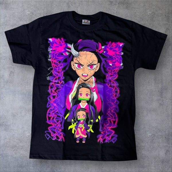 Camiseta Nezuko transformaciones (unisex)