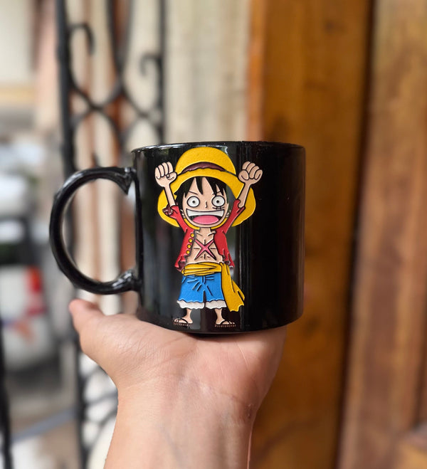 MUG TALLADO LUFFY NIÑO