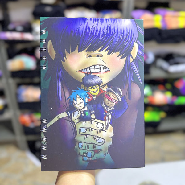 Cuaderno Gorillaz personajes