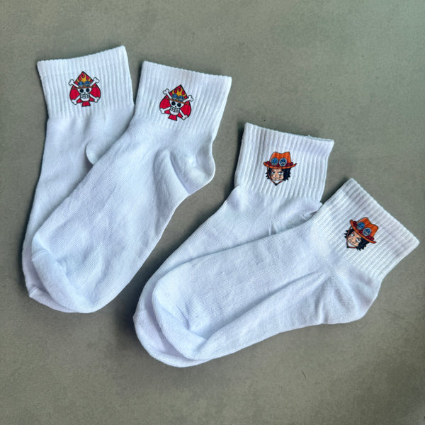 2 pares de medias ace y bandera ace