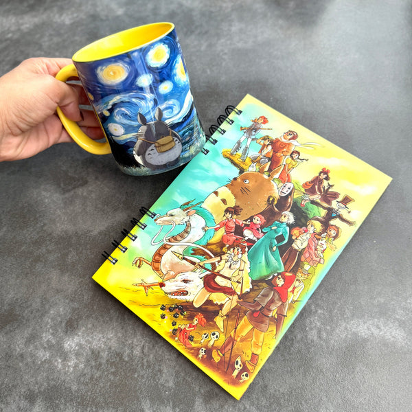 COMBO CUADERNO+MUG STUDIO GHIBLI