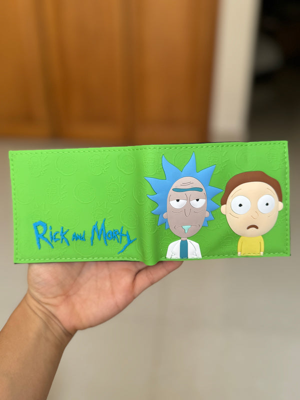 BILLETERA RICK AND MORTY VERDE