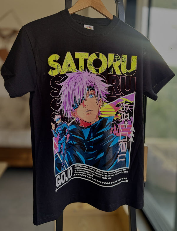 Camiseta satoru neon (unisex)