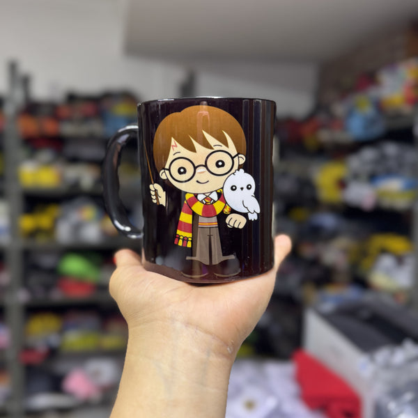 MUG HARRY POTTER BÚHO NEGRO