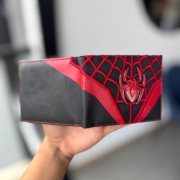 Billetera Spiderman logo rojo