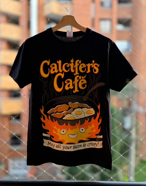 CAMISETA CALCIFER CAFÉ (UNISEX)