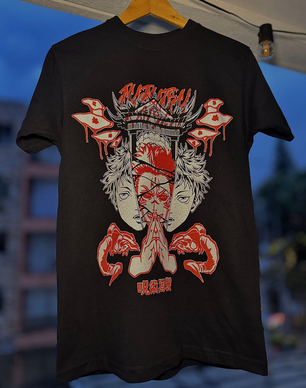 CAMISETA SUKUNA ROSTRO