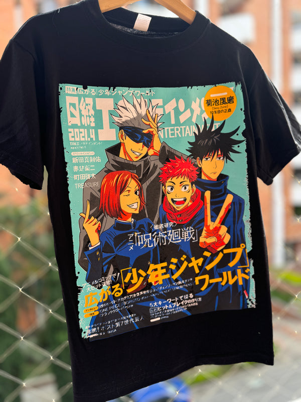 CAMISETA JUJUTSU KAISEN GRUPO (UNISEX)