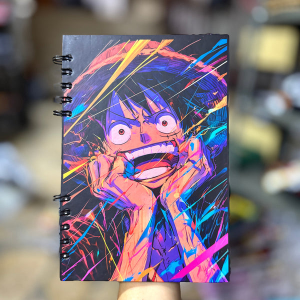 CUADERNO LUFFY PINTURA
