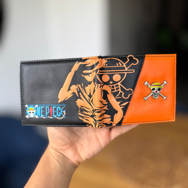 Billetera Luffy y logo