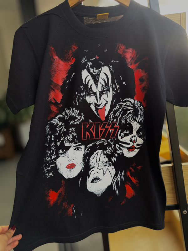 Camiseta Kiss rojo (unisex)