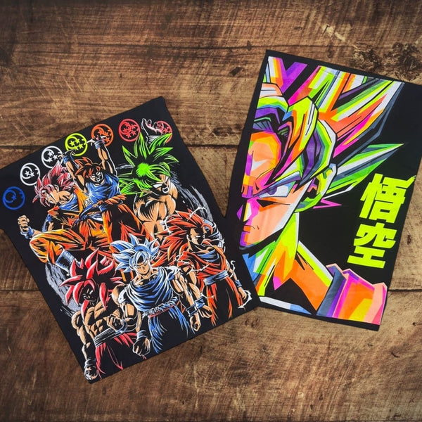 Combo Goku neón