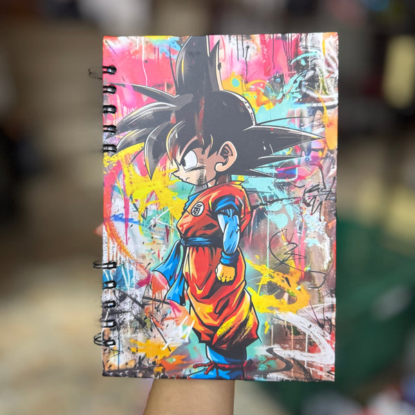 CUADERNO GOKU PINTURA