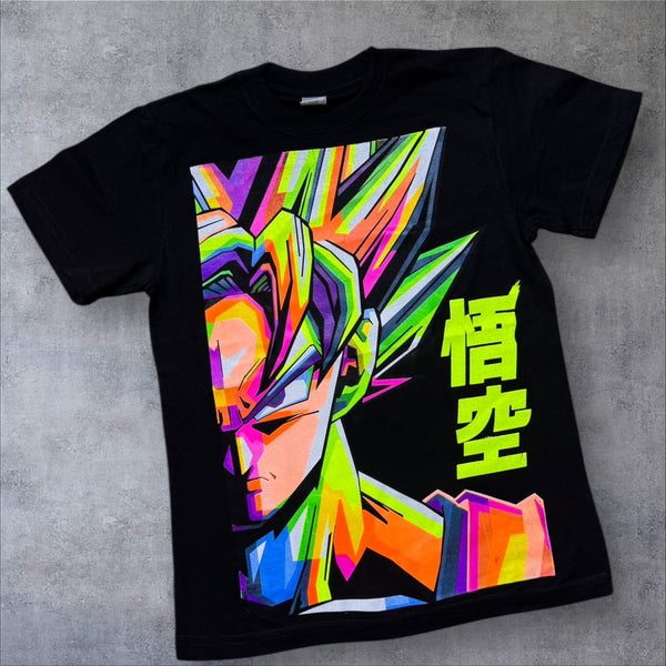 Camiseta Goku neón (infantil)