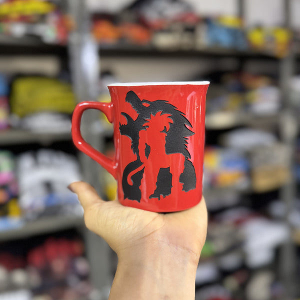 MUG TALLADO GOKU FASE 4 ROJO