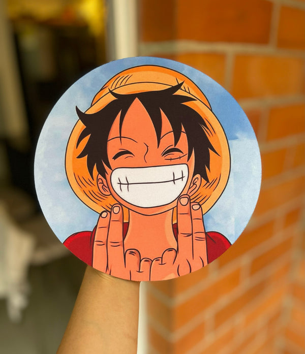 PAD MOUSE LUFFY SONRIENTE
