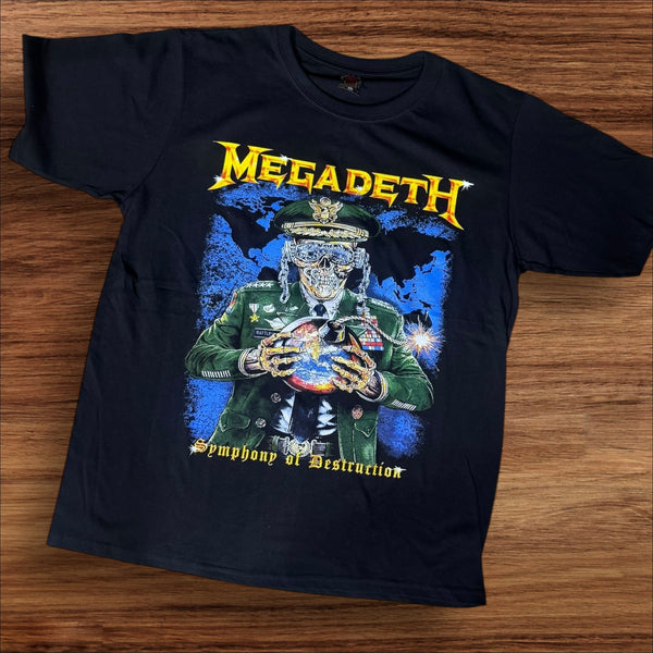 CAMISETA MEGADETH RELOJ