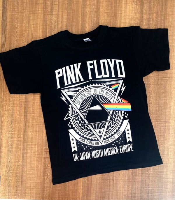 CAMISETA PINK FLOYD ON (UNISEX)