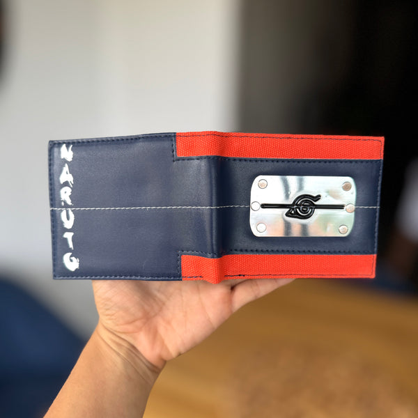 Billetera Naruto placa azul