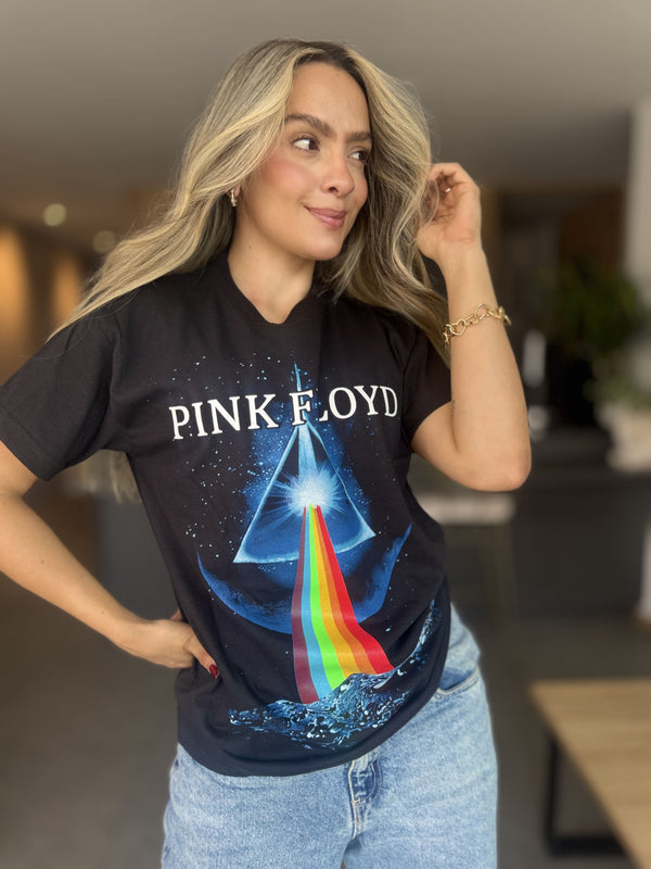 Camiseta Pink Floyd triángulo (unisex)