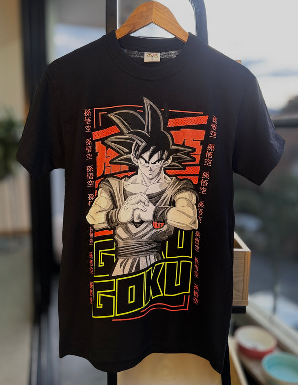 Camuseta Goku b/n (unisex)
