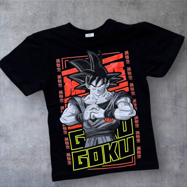 Camiseta Goku b/n (infantil)