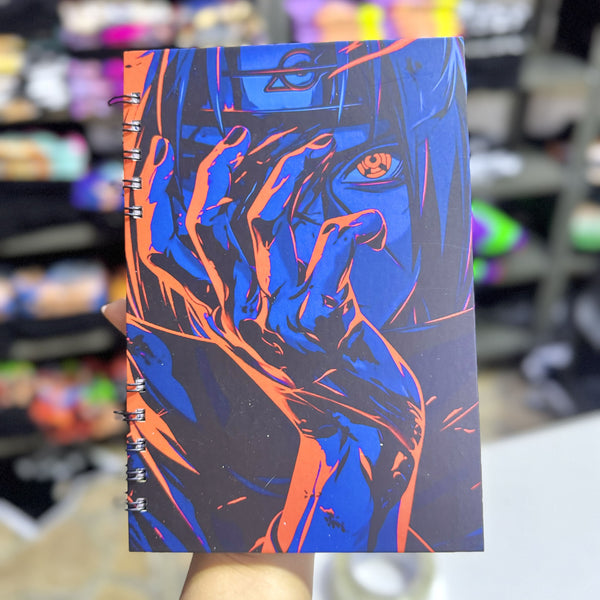 Cuaderno itachi rostro