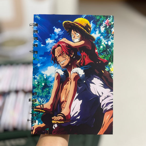 CUADERNO LUFFY Y SHANKS