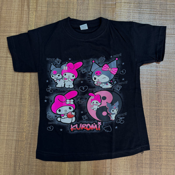 CAMISETA KUROMI INFANTIL (UNISEX)