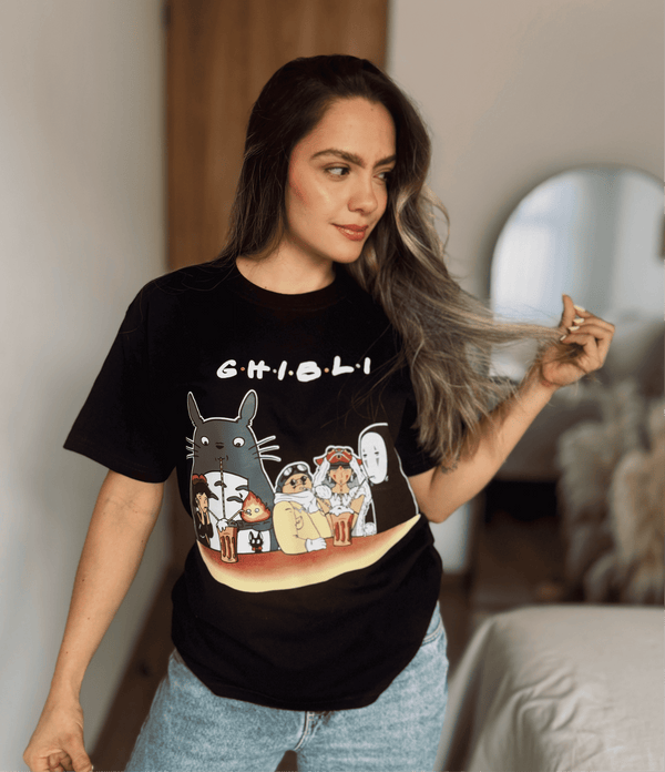 CAMISETA STUDIO GHIBLI FRIENDS