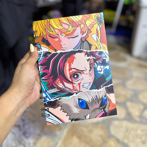 Cuaderno Demon slayer collage