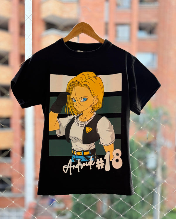 CAMISETA ANDROIDE 18 (UNISEX)