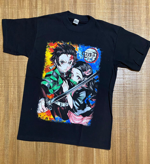 Camiseta Nezuko y Tanjiro (unisex)