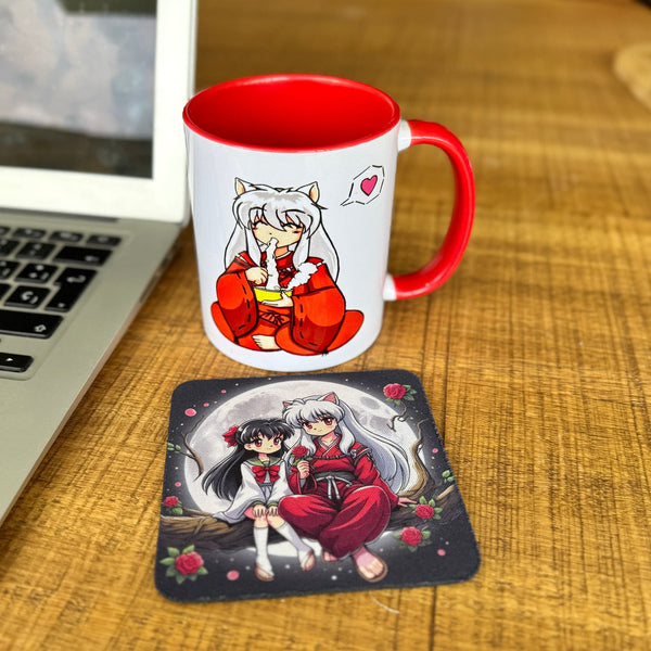 MUG+PORTAVASOS INUYASHA