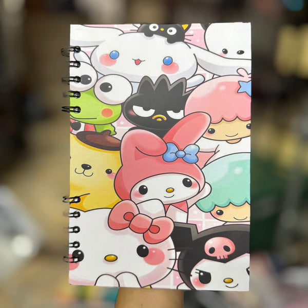 CUADERNO HELLO KITTY Y AMIGOS