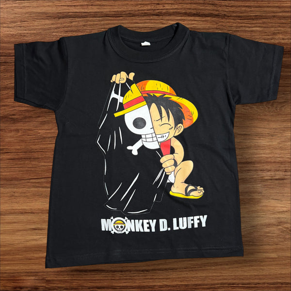 CAMISETA LUFFY BANDERA INFANTIL (UNISEX)