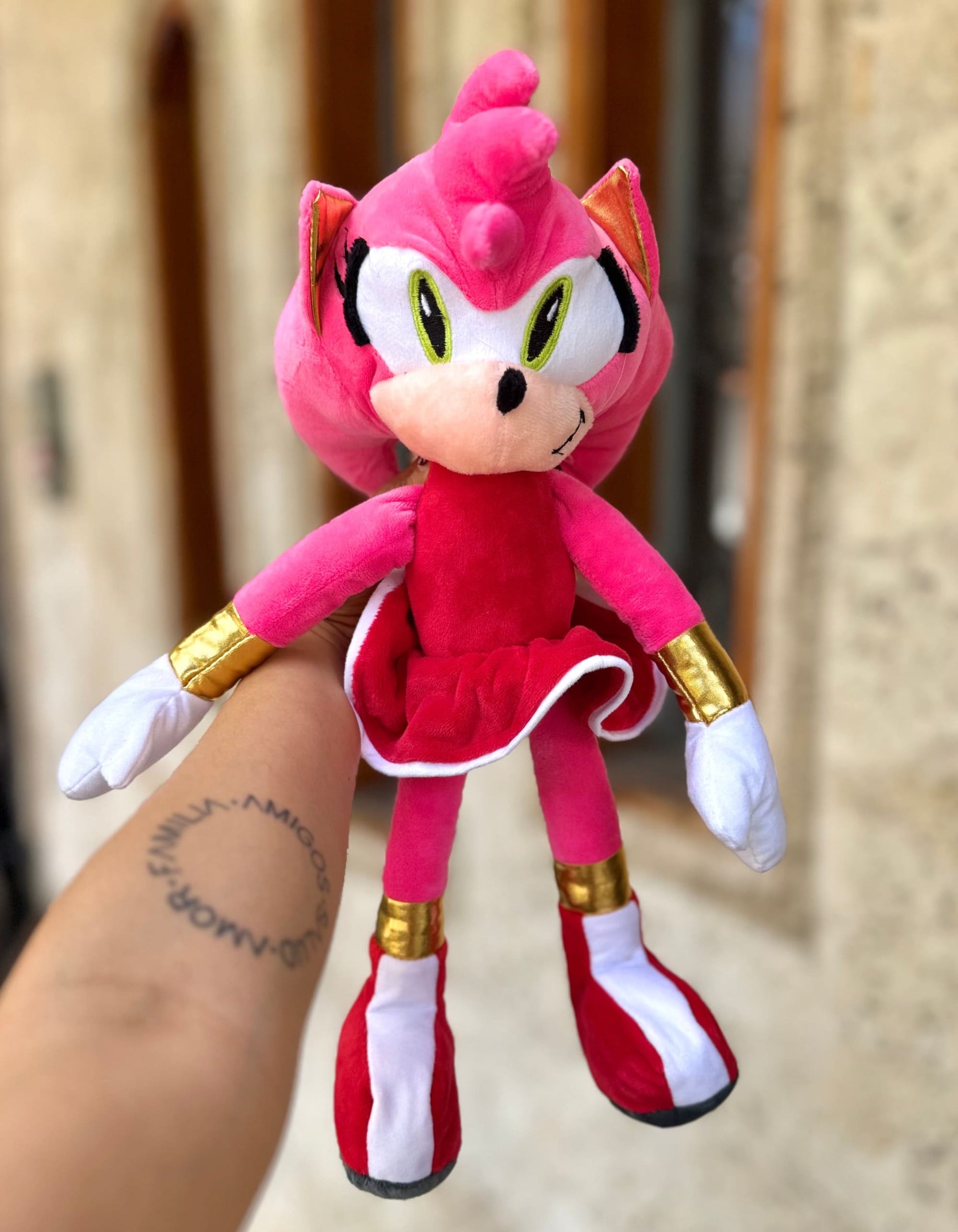 Juguete Amy Rose De Peluche 30 Cm Toy De Peluche Super Sonic The