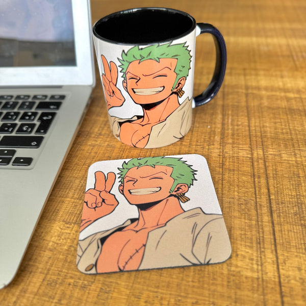 MUG+PORTAVASOS ZORO