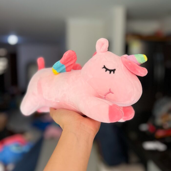 PELUCHE UNICORNIO ROSADO