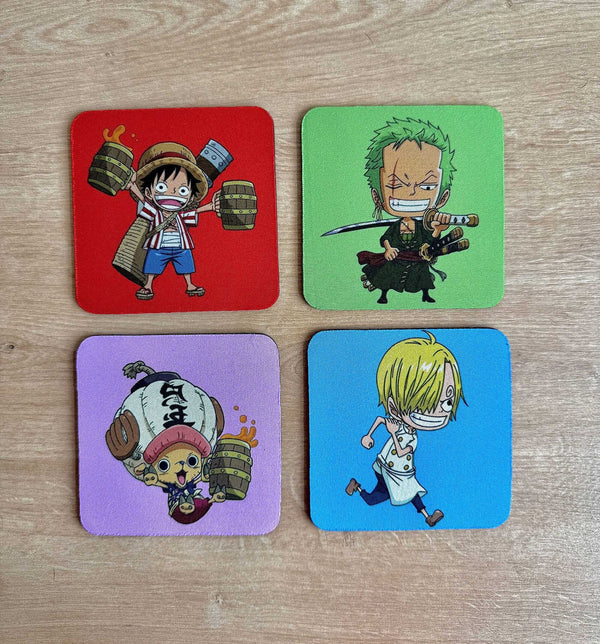PORTAVASOS X4 ONE PIECE