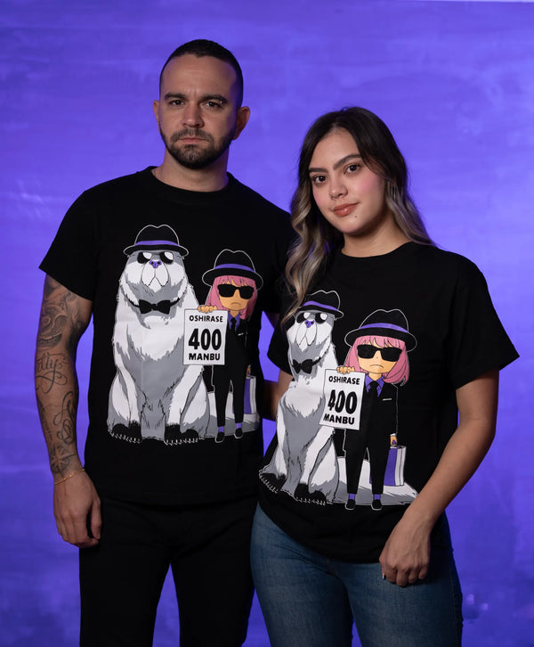 CAMISETA ANYA Y BOND (UNISEX)